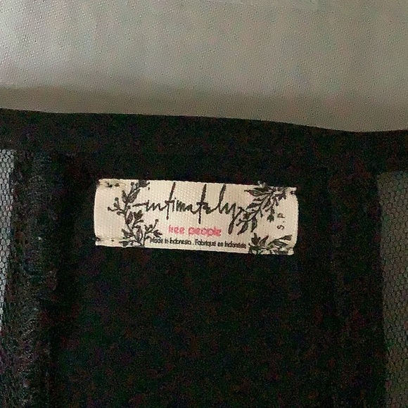 Free People Black Tank Top Size SP - Picture 4 of 4